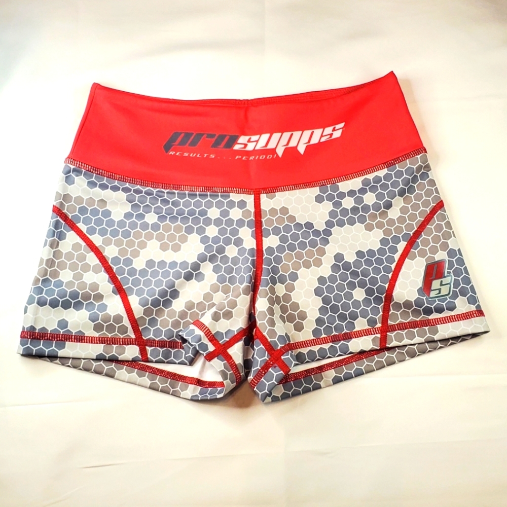 Prosupps Hex Camo Compression Shorts Size Medium